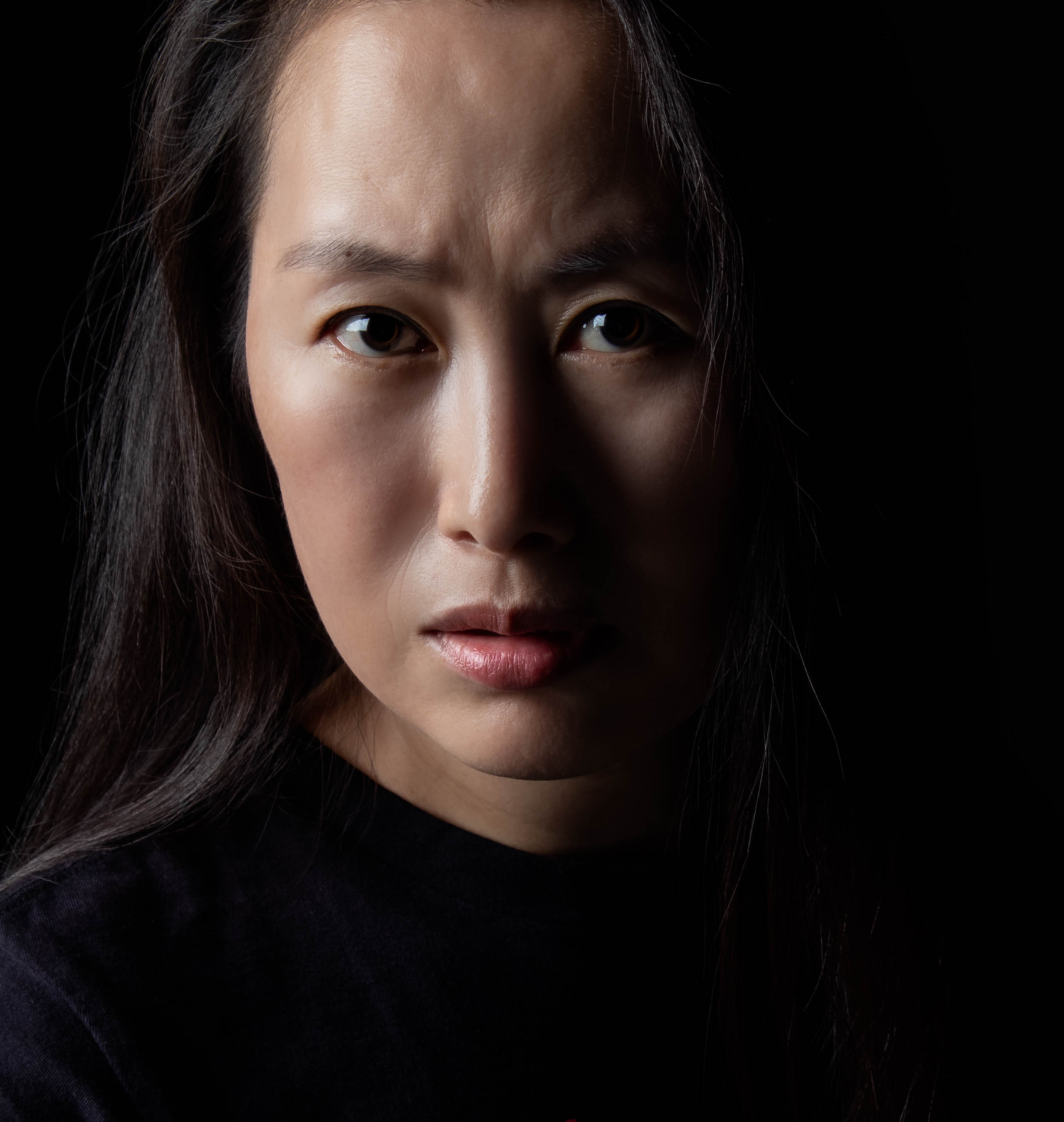 Mimi Choi, Korean American woman, head shot, portrait