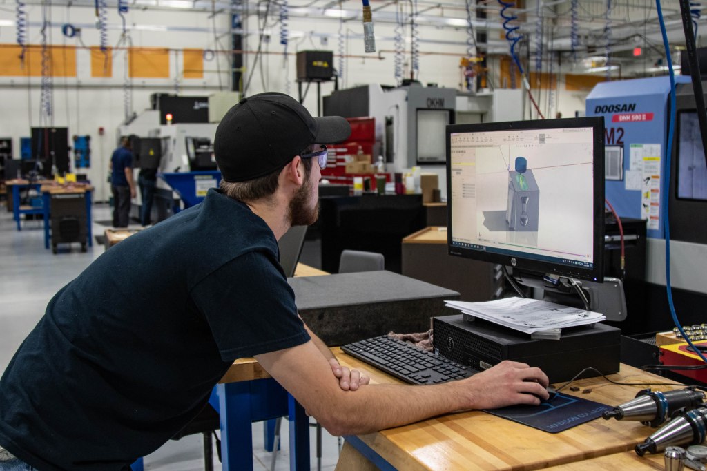industrial machine tool tech school program project for Madison College
